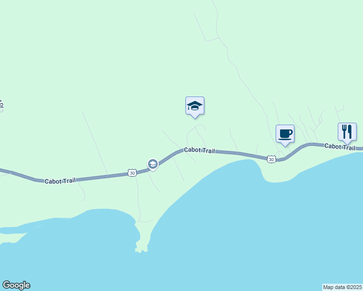 map of restaurants, bars, coffee shops, grocery stores, and more near 36188 Cabot Trail Road in Ingonish Beach