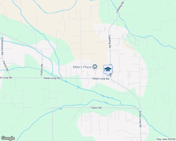 map of restaurants, bars, coffee shops, grocery stores, and more near 103 Rankin Road in Selah