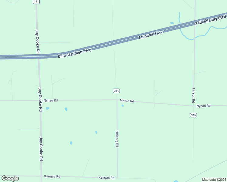 map of restaurants, bars, coffee shops, grocery stores, and more near 155 Nynas Road in Esko