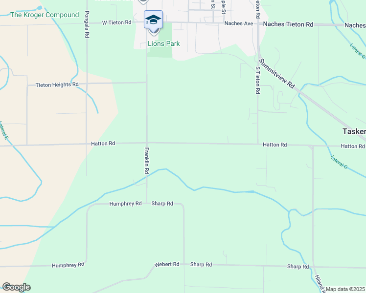 map of restaurants, bars, coffee shops, grocery stores, and more near 575-975 Hatton Rd in Tieton