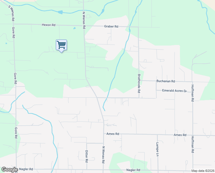 map of restaurants, bars, coffee shops, grocery stores, and more near 3031 N Wenas Rd in Selah