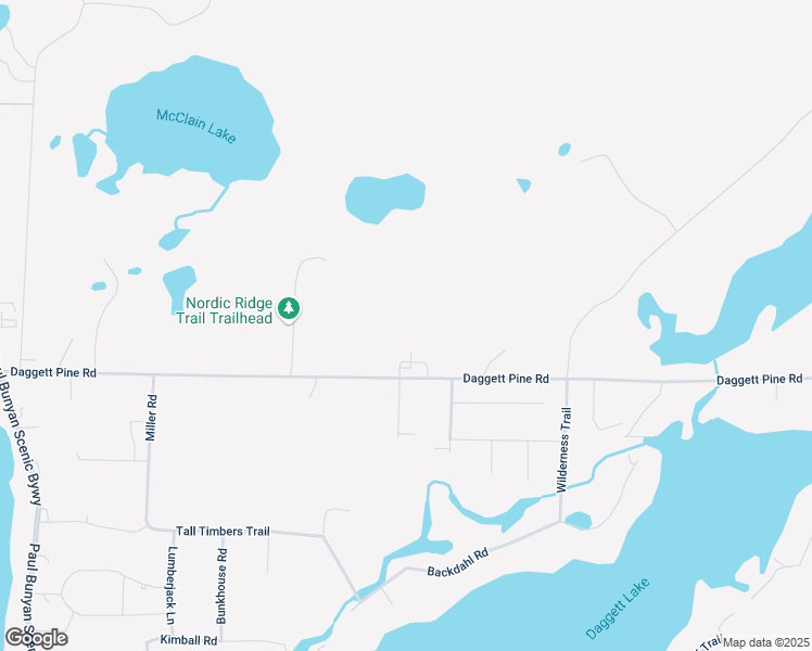 map of restaurants, bars, coffee shops, grocery stores, and more near 14444 Daggett Pine Road in Crosslake