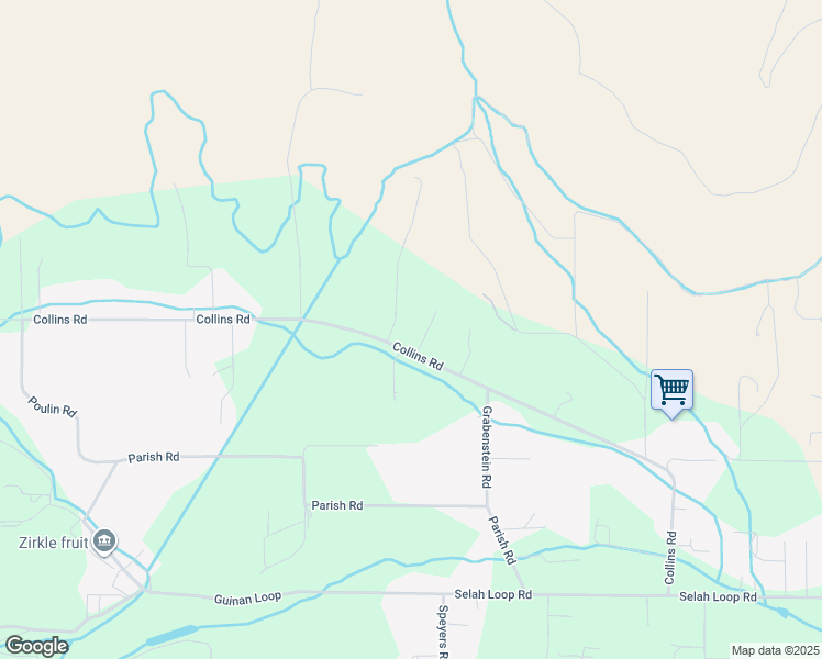 map of restaurants, bars, coffee shops, grocery stores, and more near 839-855 Collins Road in Selah