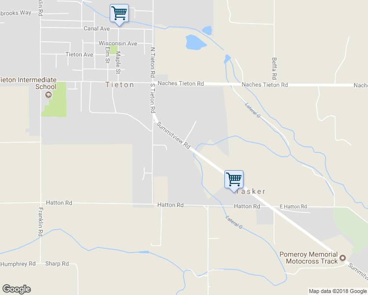 map of restaurants, bars, coffee shops, grocery stores, and more near 19630 Summitview Rd in Tieton