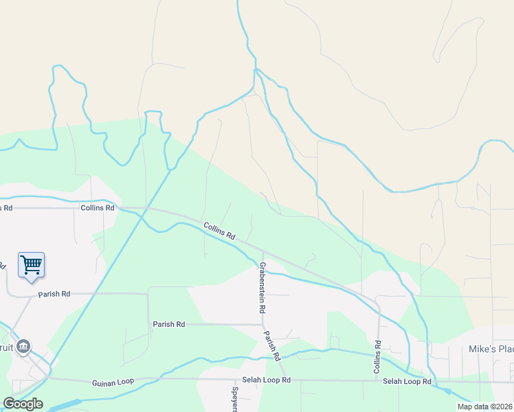map of restaurants, bars, coffee shops, grocery stores, and more near 703 Collins Rd in Selah