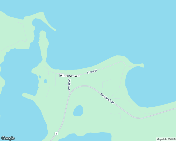 map of restaurants, bars, coffee shops, grocery stores, and more near 19930 472nd Street in McGregor