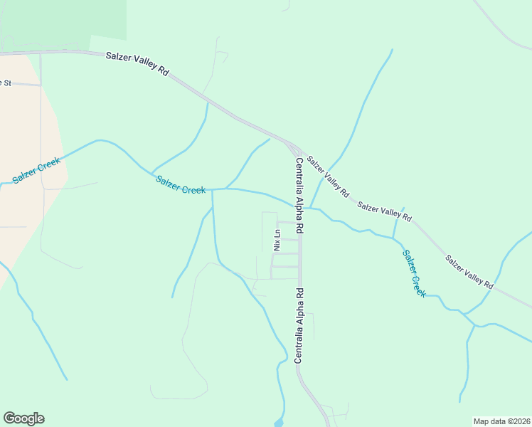 map of restaurants, bars, coffee shops, grocery stores, and more near 171 Nix Lane in Centralia