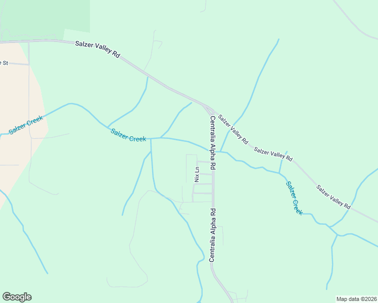 map of restaurants, bars, coffee shops, grocery stores, and more near 171 Nix Lane in Centralia