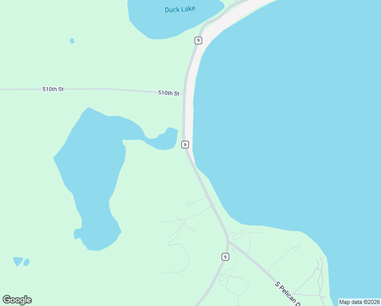 map of restaurants, bars, coffee shops, grocery stores, and more near 50770 County Highway 9 in Pelican Rapids