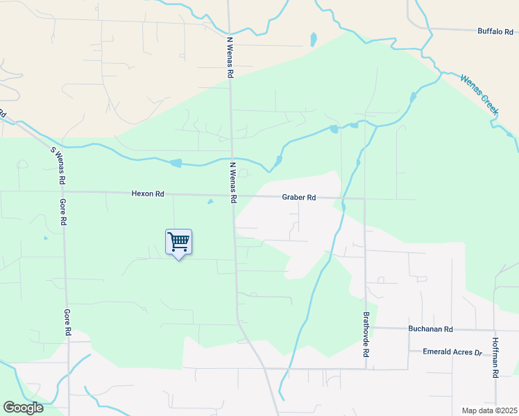 map of restaurants, bars, coffee shops, grocery stores, and more near 80 Graber Rd in Selah