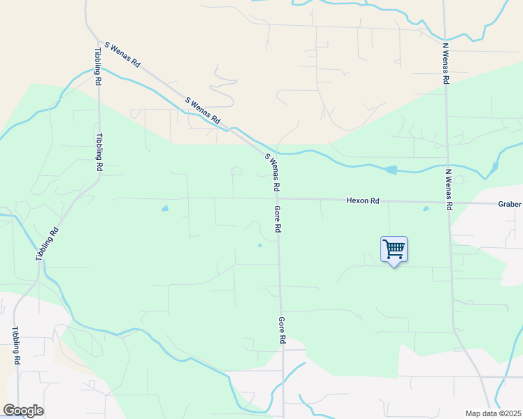 map of restaurants, bars, coffee shops, grocery stores, and more near 510 Hexon Road in Selah