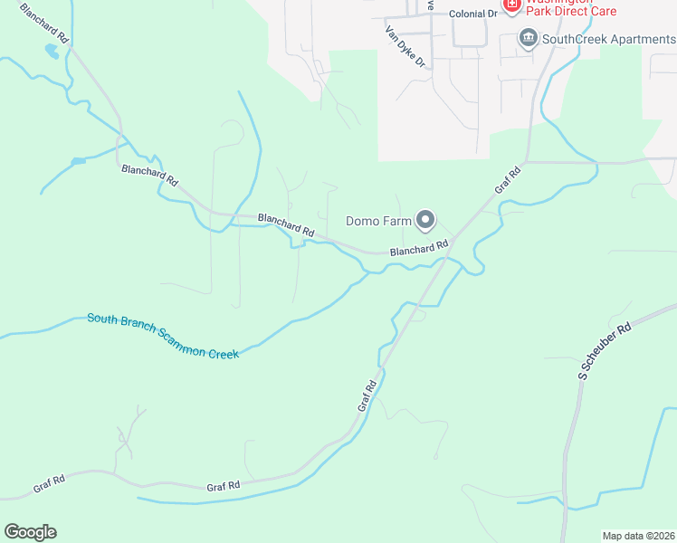 map of restaurants, bars, coffee shops, grocery stores, and more near 364 Blanchard Road in Centralia