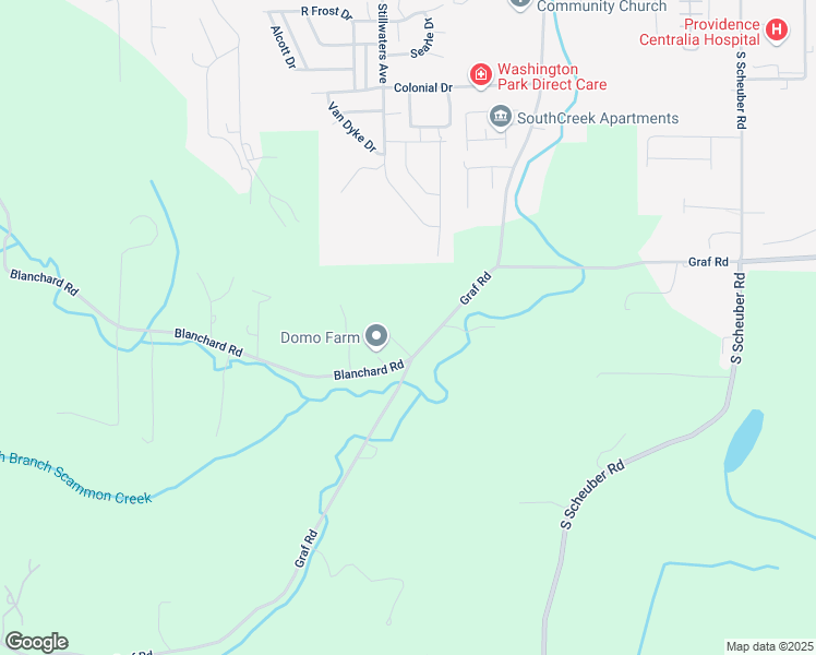 map of restaurants, bars, coffee shops, grocery stores, and more near 2727 Graf Road in Centralia