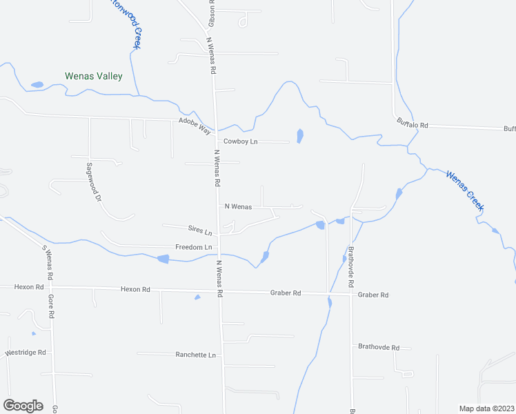 map of restaurants, bars, coffee shops, grocery stores, and more near North Wenas in Selah