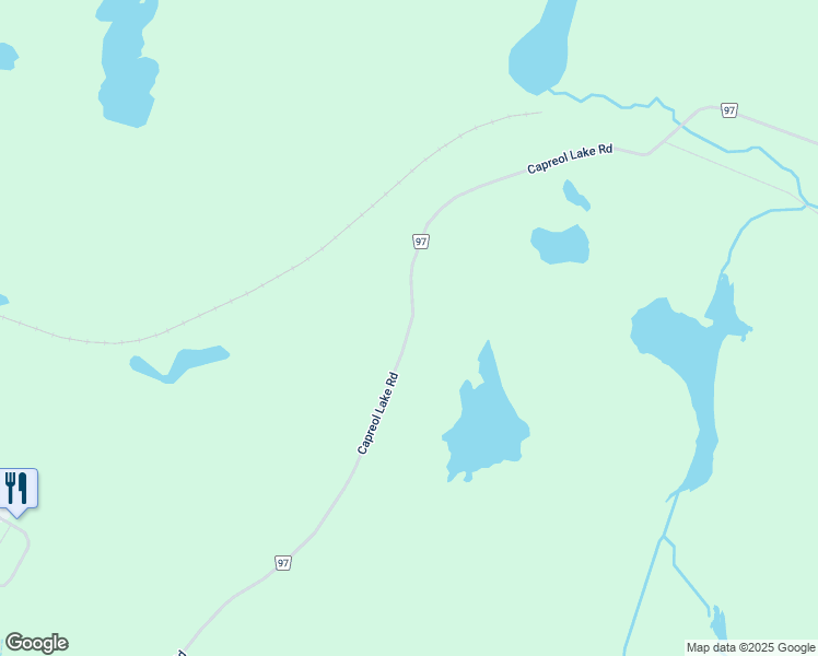 map of restaurants, bars, coffee shops, grocery stores, and more near 230 Capreol Lake Road in Sudbury