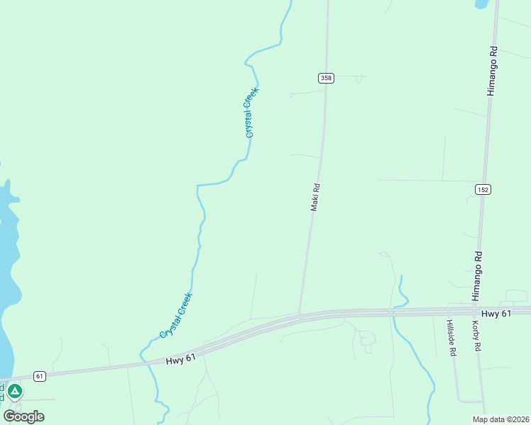 map of restaurants, bars, coffee shops, grocery stores, and more near 25 Maki Road in Esko