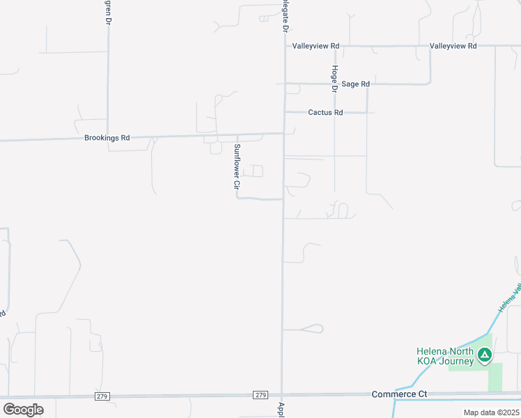 map of restaurants, bars, coffee shops, grocery stores, and more near 7648-7662 Applegate Drive in Helena
