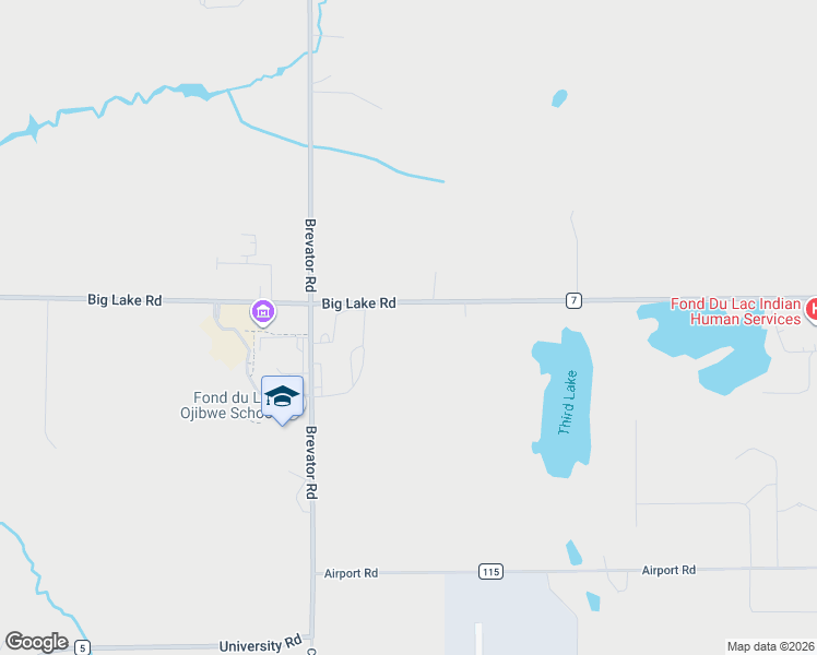 map of restaurants, bars, coffee shops, grocery stores, and more near 1684 Big Lake Road in Cloquet