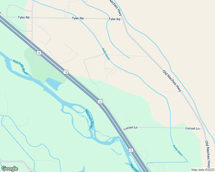 map of restaurants, bars, coffee shops, grocery stores, and more near 351 McPhee Rd in Naches