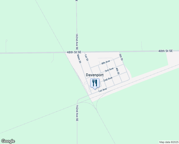 map of restaurants, bars, coffee shops, grocery stores, and more near 385 1st St in Davenport