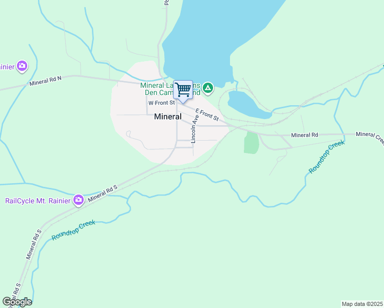 map of restaurants, bars, coffee shops, grocery stores, and more near 134 Lincoln Avenue in Mineral
