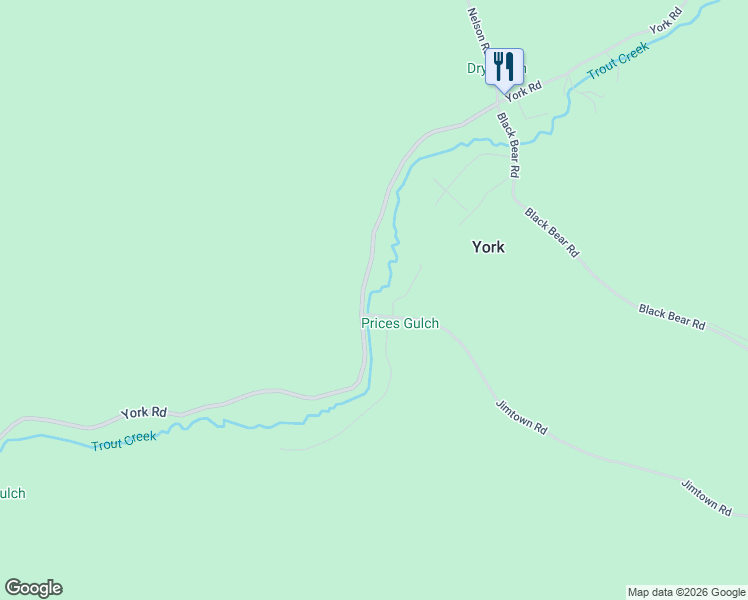 map of restaurants, bars, coffee shops, grocery stores, and more near 7300 Trout Creek Road in Helena