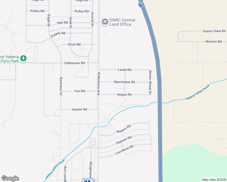 map of restaurants, bars, coffee shops, grocery stores, and more near 1255-1265 Angus Road in Helena