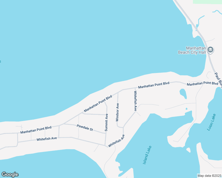 map of restaurants, bars, coffee shops, grocery stores, and more near 12458 Manhattan Point Boulevard in Crosslake