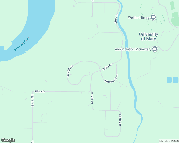 map of restaurants, bars, coffee shops, grocery stores, and more near 8046-8098 Sibley Drive in Bismarck