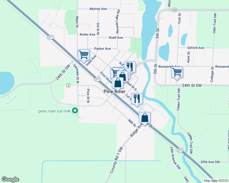 map of restaurants, bars, coffee shops, grocery stores, and more near in 