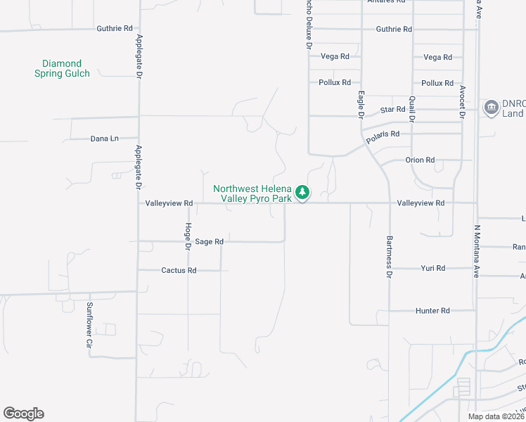 map of restaurants, bars, coffee shops, grocery stores, and more near 697-711 Valleyview Road in Helena
