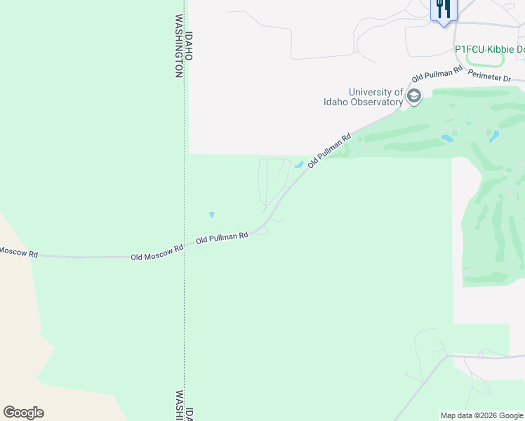 map of restaurants, bars, coffee shops, grocery stores, and more near 2280 Old Pullman Road in Moscow