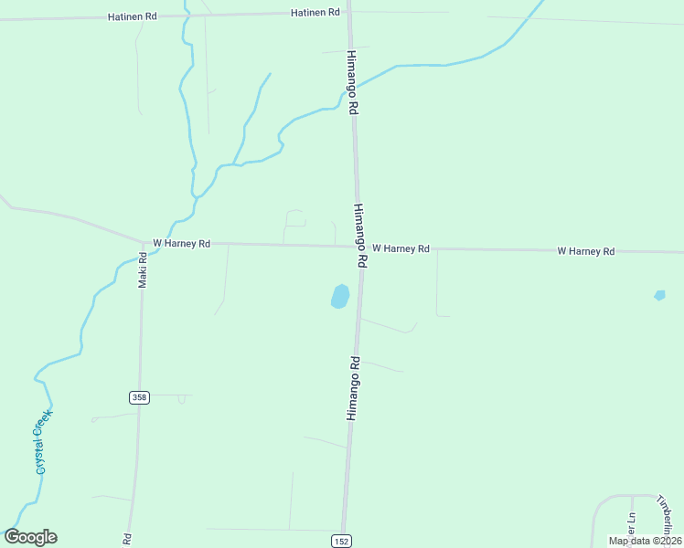 map of restaurants, bars, coffee shops, grocery stores, and more near 116 West Harney Road in Esko