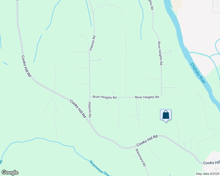 map of restaurants, bars, coffee shops, grocery stores, and more near 129 River Heights Road in Centralia