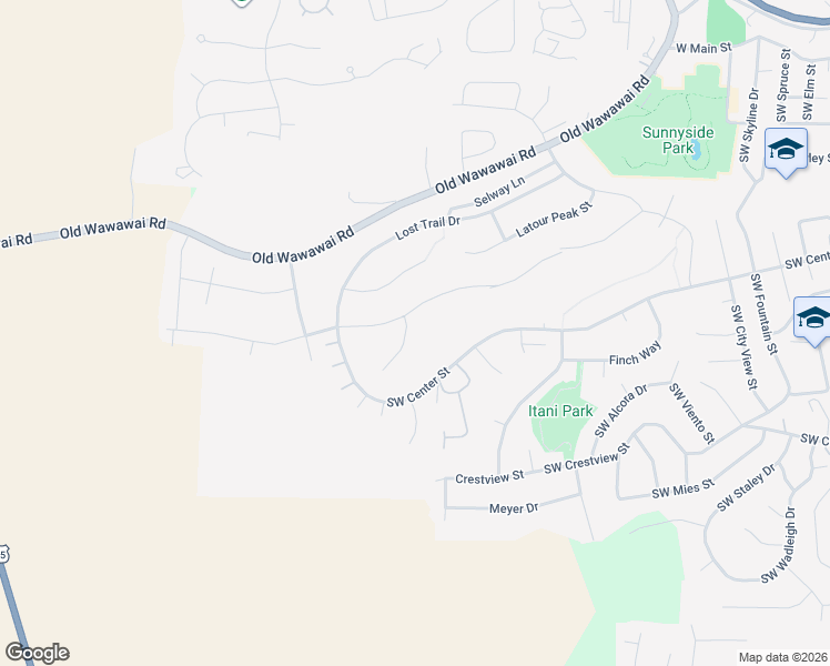 map of restaurants, bars, coffee shops, grocery stores, and more near 850 Southwest Windy Point Court in Pullman