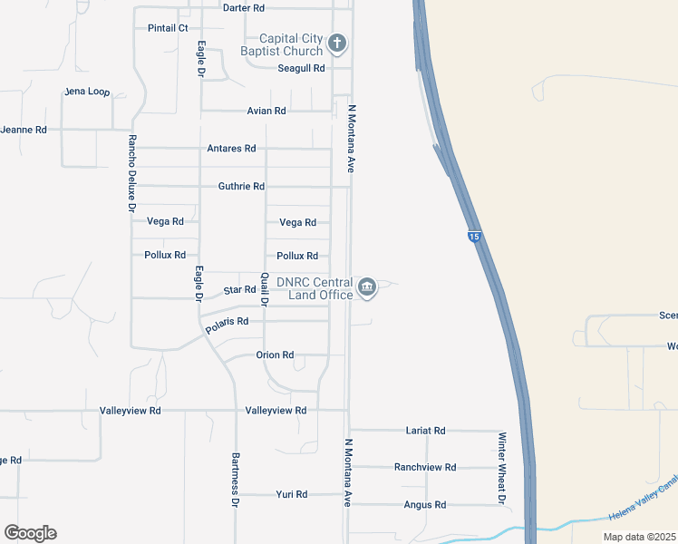 map of restaurants, bars, coffee shops, grocery stores, and more near 8003 Avocet Drive in Helena