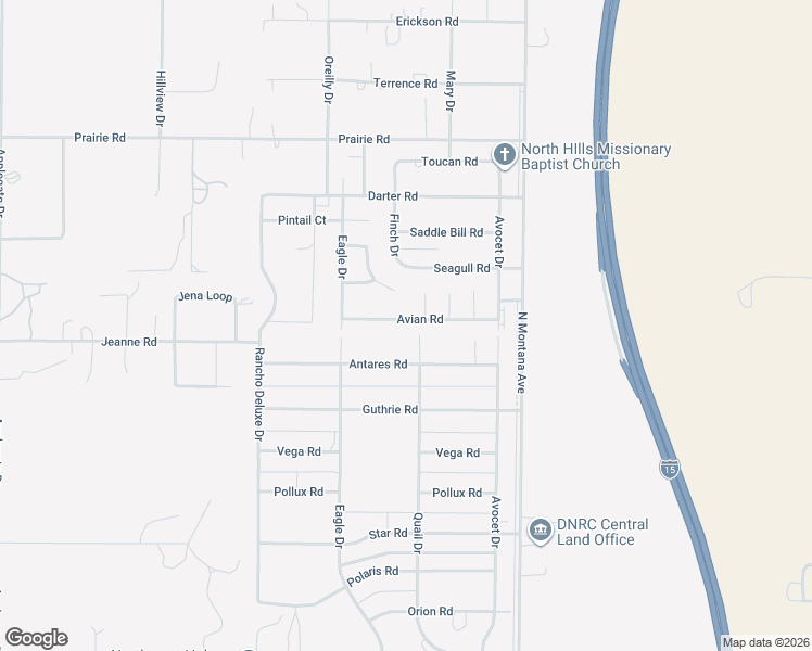 map of restaurants, bars, coffee shops, grocery stores, and more near Antares Rd in Helena