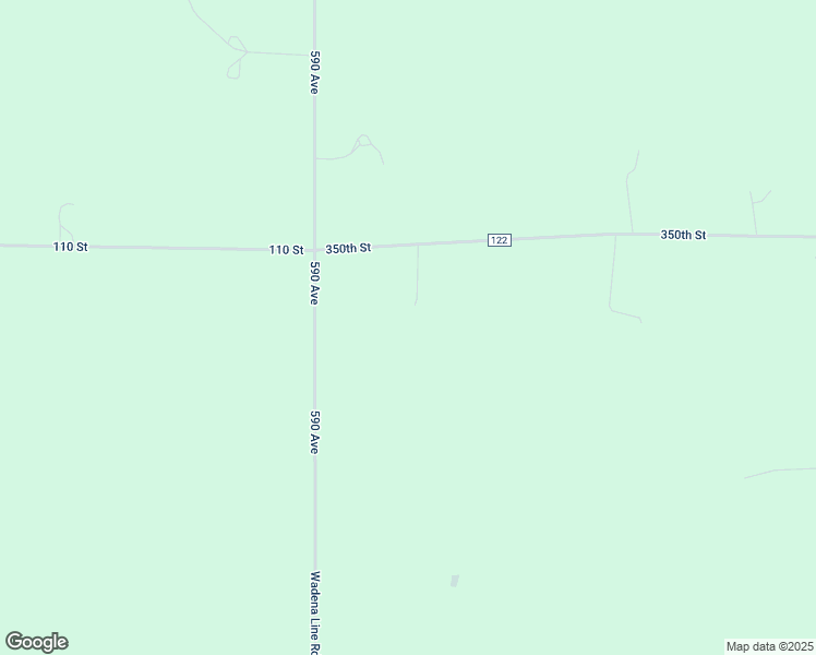 map of restaurants, bars, coffee shops, grocery stores, and more near 10097 350th Street in Menahga