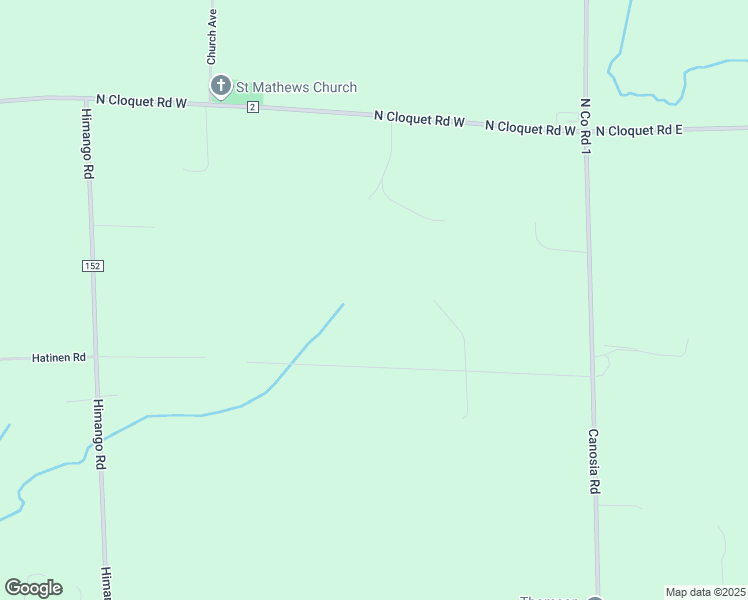 map of restaurants, bars, coffee shops, grocery stores, and more near 41 Sunnarborg Road in Esko