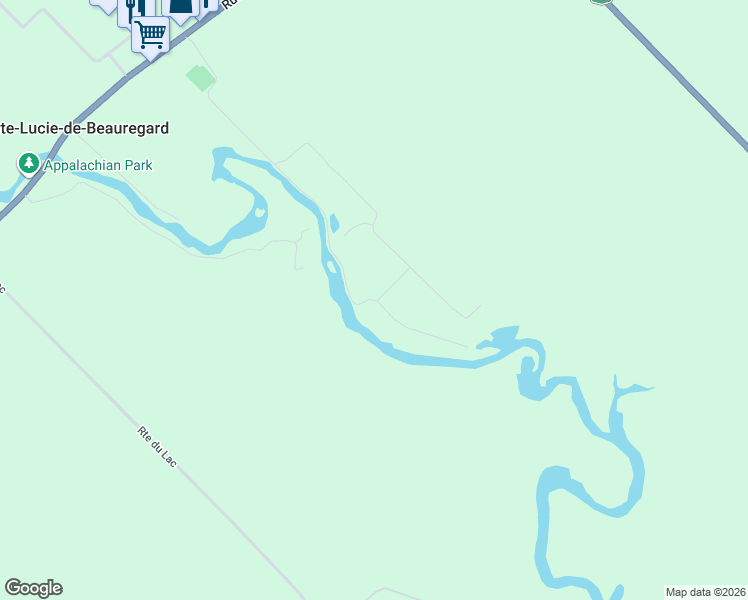 map of restaurants, bars, coffee shops, grocery stores, and more near 142 Chemin des Chalets in Sainte-Lucie-de-Beauregard