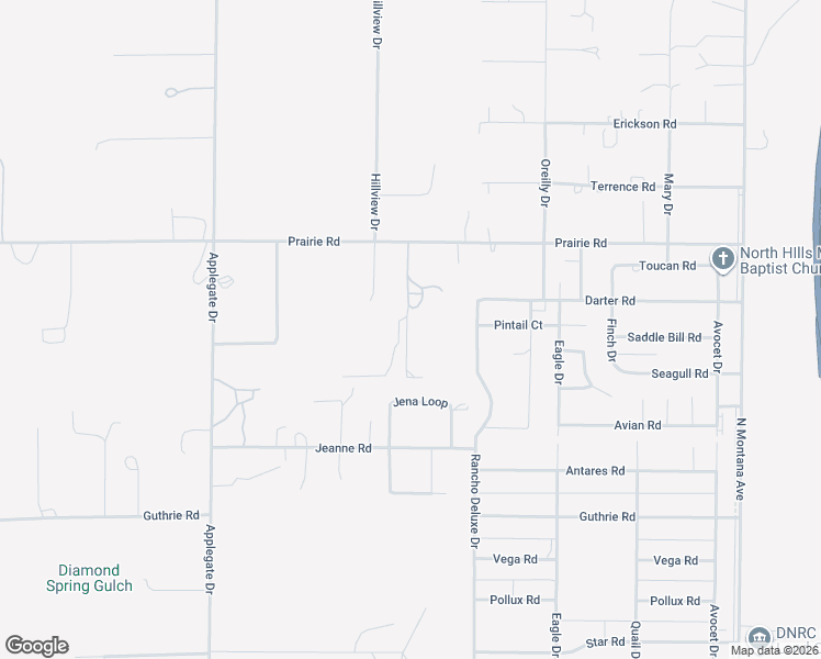 map of restaurants, bars, coffee shops, grocery stores, and more near 677 Prairie Road in Helena