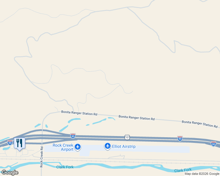 map of restaurants, bars, coffee shops, grocery stores, and more near 24461 Stonefly Road in Clinton