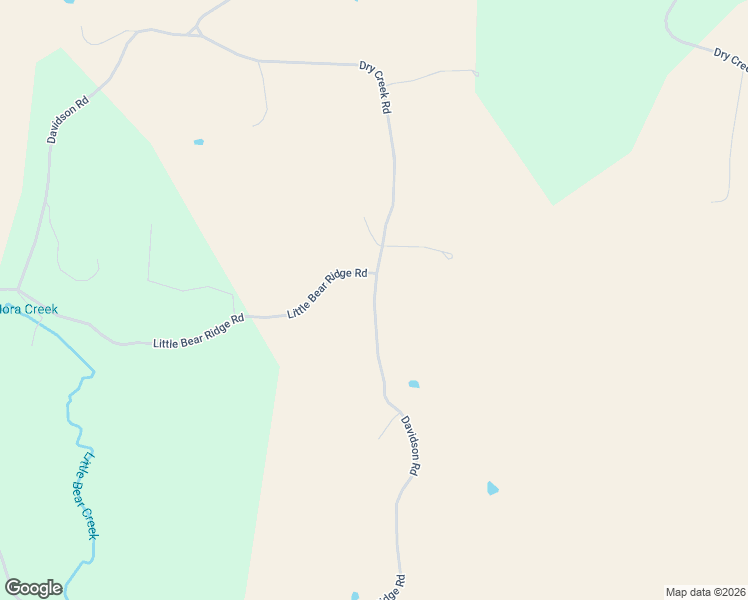 map of restaurants, bars, coffee shops, grocery stores, and more near 1720 Little Bear Ridge Road in Troy