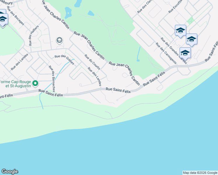 map of restaurants, bars, coffee shops, grocery stores, and more near 4728 Rue Saint-Félix in Saint-Augustin-de-Desmaures
