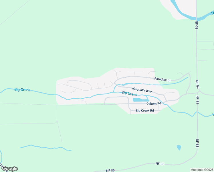 map of restaurants, bars, coffee shops, grocery stores, and more near 255 Paradise Drive in Ashford