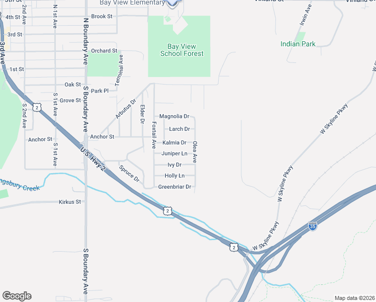 map of restaurants, bars, coffee shops, grocery stores, and more near 2 Kalmia Drive in Duluth