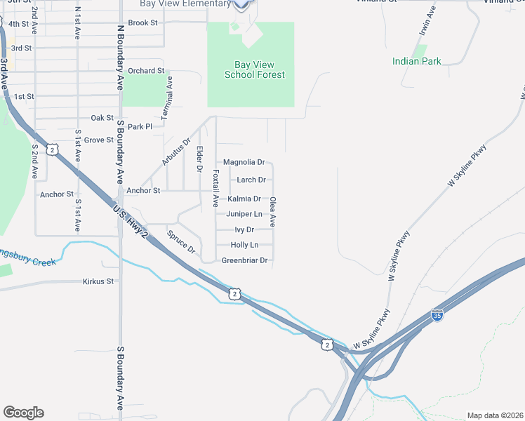 map of restaurants, bars, coffee shops, grocery stores, and more near 2 Kalmia Drive in Duluth