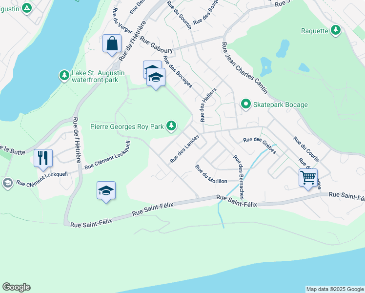 4922 Rue des Landes, SaintAugustindeDesmaures QC Walk Score