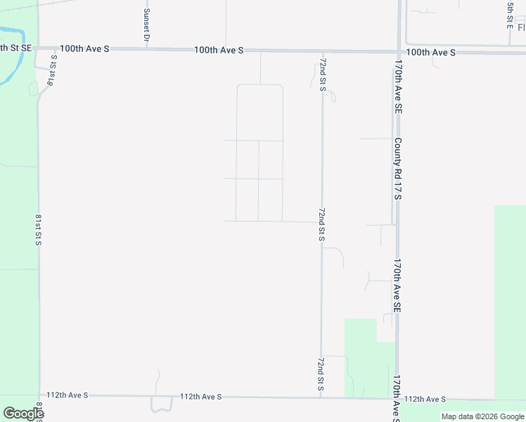 map of restaurants, bars, coffee shops, grocery stores, and more near 10501 72nd Street South in Horace