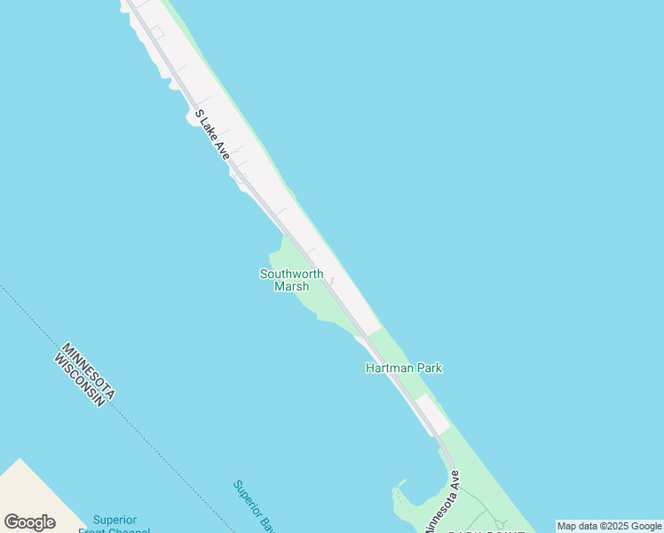 map of restaurants, bars, coffee shops, grocery stores, and more near 4109 South Lake Avenue in Duluth